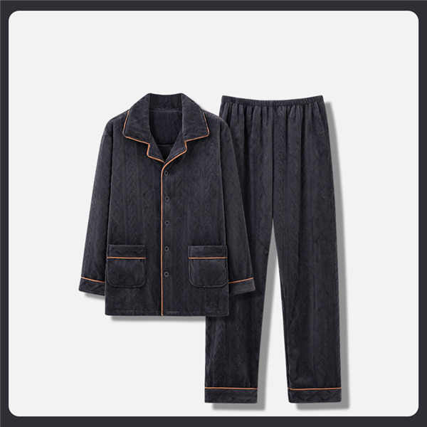 パジャマ メンズ 厚手 上下セット あったか ルームウェア 寝巻き もこもこ セットアップ お揃い 秋 部屋着 ふわふわ ケーブル柄 冬 前開き 