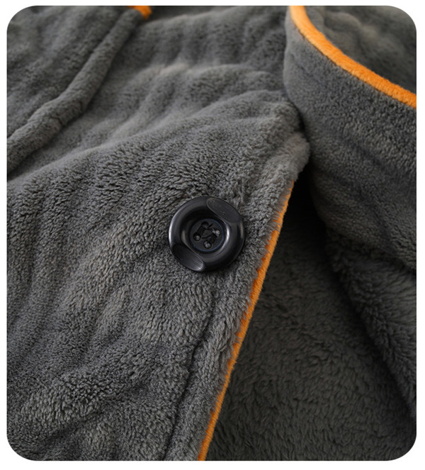 パジャマ メンズ 厚手 上下セット あったか ルームウェア 寝巻き もこもこ セットアップ お揃い 秋 部屋着 ふわふわ ケーブル柄 冬 前開き 