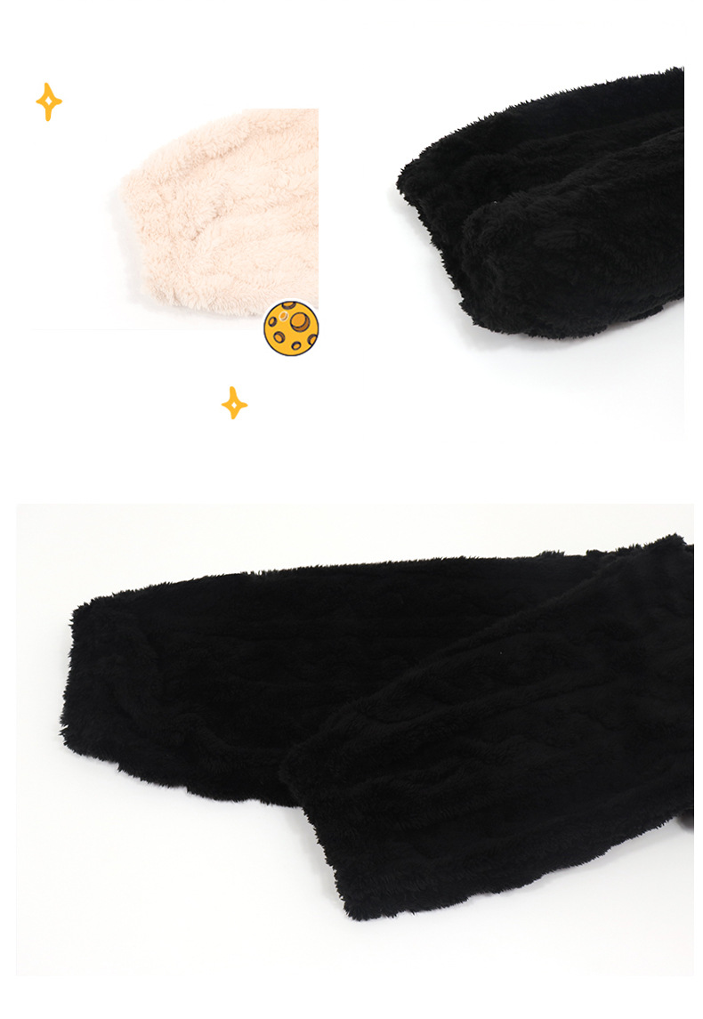 カップルパジャマ ペアパジャマ 冬 裏起毛 フワモコパジャマ 部屋着 ルームウェア 厚手 寝巻き 上下セット サンゴネル あったか モコモコ 長袖 