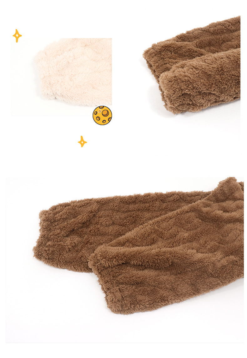 カップルパジャマ ペアパジャマ 冬 裏起毛 フワモコパジャマ 部屋着 ルームウェア 厚手 寝巻き 上下セット サンゴネル あったか モコモコ 長袖 