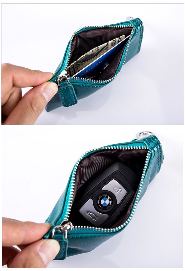 (。・。。不可)牛革キーケース カード入れ 札入れ ６連キーホルダー キーケース財布 鍵 セール ポケット カード入れ 