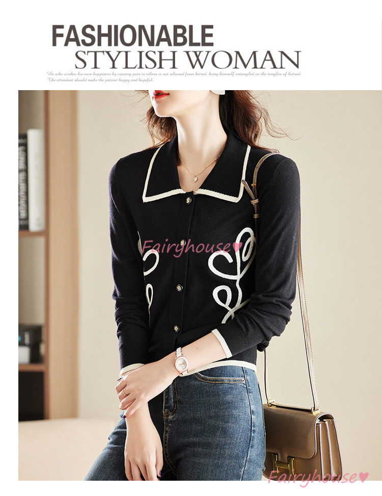 ニットカーディガン レディース 秋新作 花柄 ニットソー 通勤 通勤 大人 コーディガン 可愛い 40代 上品 オシャレ 着痩せ 