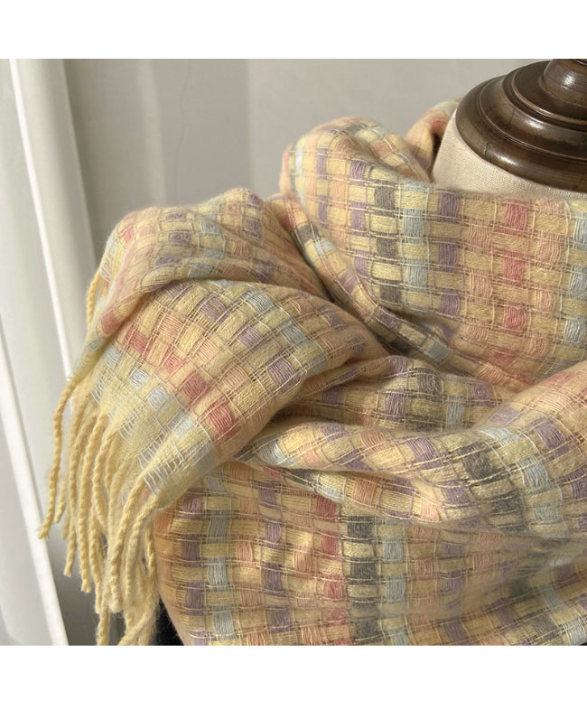 送料無料 マフラー チェック柄 レディース 大判マフラー 厚手 200CM×70CM 肩掛け 冬マフラー 襟巻き フリンジ付き 大判 チェック柄マフラー ストール 冬 