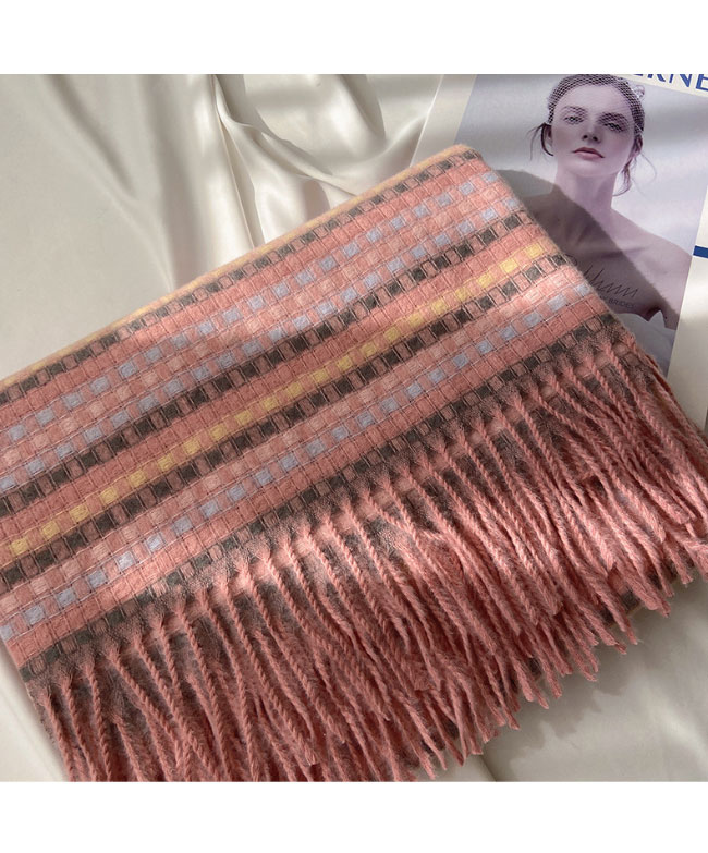 送料無料 マフラー チェック柄 レディース 大判マフラー 厚手 200CM×70CM 肩掛け 冬マフラー 襟巻き フリンジ付き 大判 チェック柄マフラー ストール 冬 