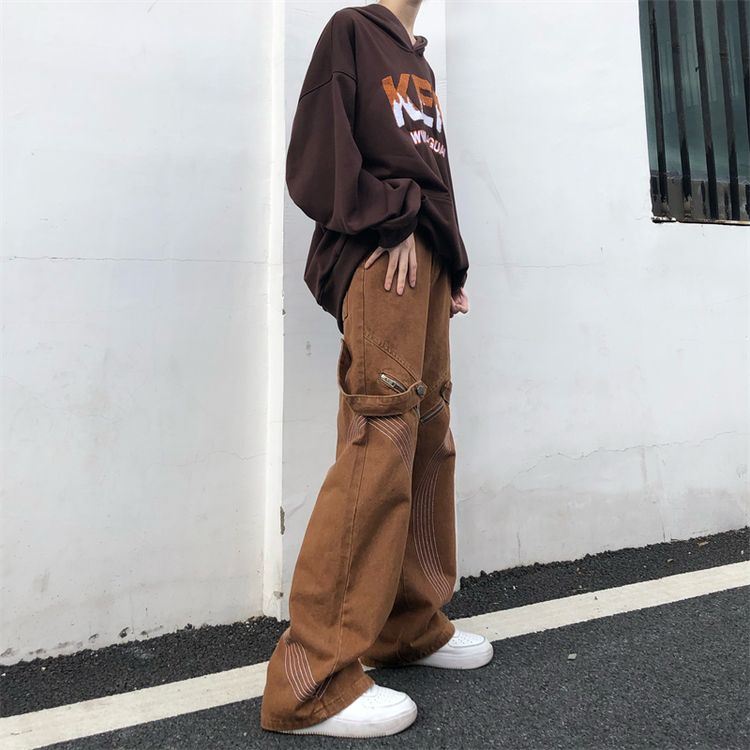ロングパンツ 韓国 ストリート HIPHOP 原宿系 K-POP 衣装 レディース ダンス 