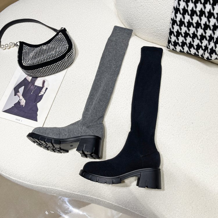 ストレッチ ロングブーツ レディース ニーハイブーツ ジョッキーブーツ 靴 ストレッチブーツ シンプル スムース カジュアル 秋冬 ゆったり 美脚 