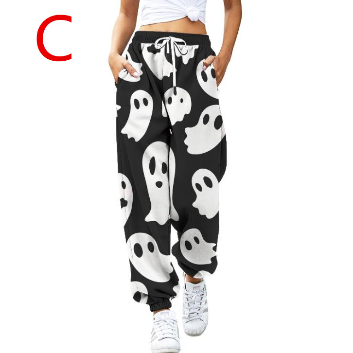 ハロウィンヨガパンツ ヒップアップ トレーニング フィットネス エアロビクス ズボン エアロビクスウェア ズボン ダンス衣装 美脚 ランニングウェア 