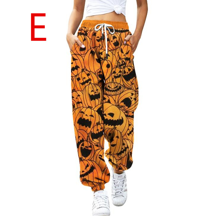 ハロウィンヨガパンツ ヒップアップ トレーニング フィットネス エアロビクス ズボン エアロビクスウェア ズボン ダンス衣装 美脚 ランニングウェア 