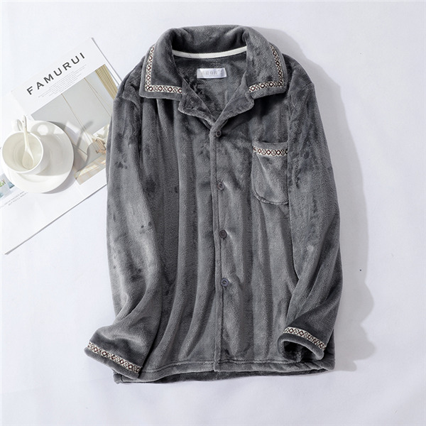 厚手 パジャマ メンズ 冬 暖かい 上下セット あったか 誕生日 お揃い もこもこ ルームウェア 前開き 長袖 プレゼント 秋冬 部屋着 30代40代 