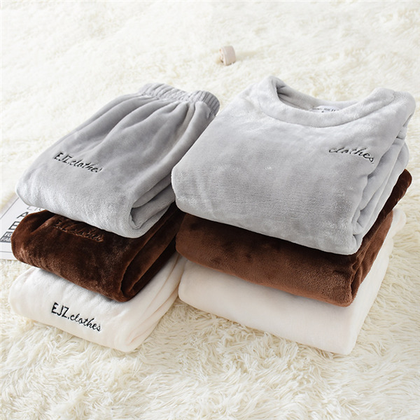 パジャマ メンズ 厚手 上下セット あったか ルームウェア 裏起毛 もこもこ ふわふわ 男性用 冬 寝巻き 長袖 秋 部屋着 セットアップ ズボン 