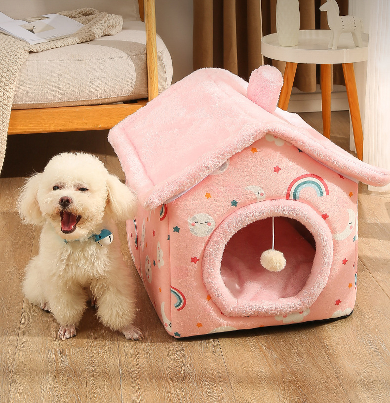 ペットハウス 犬ハウス 猫ハウス ペットベッド 猫ベッド 冬用 PET HOUSE 冬 秋 おしゃれ ふわふわ ドーム型 暖かい ベッド 洗える 折りたたみ 春 犬ベッド 