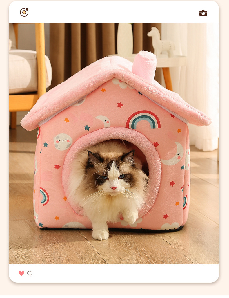 ペットハウス 犬ハウス 猫ハウス ペットベッド 猫ベッド 冬用 PET HOUSE 冬 秋 おしゃれ ふわふわ ドーム型 暖かい ベッド 洗える 折りたたみ 春 犬ベッド 