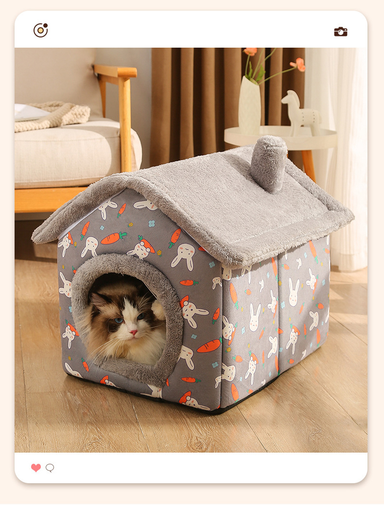 ペットハウス 犬ハウス 猫ハウス ペットベッド 猫ベッド 冬用 PET HOUSE 冬 秋 おしゃれ ふわふわ ドーム型 暖かい ベッド 洗える 折りたたみ 春 犬ベッド 
