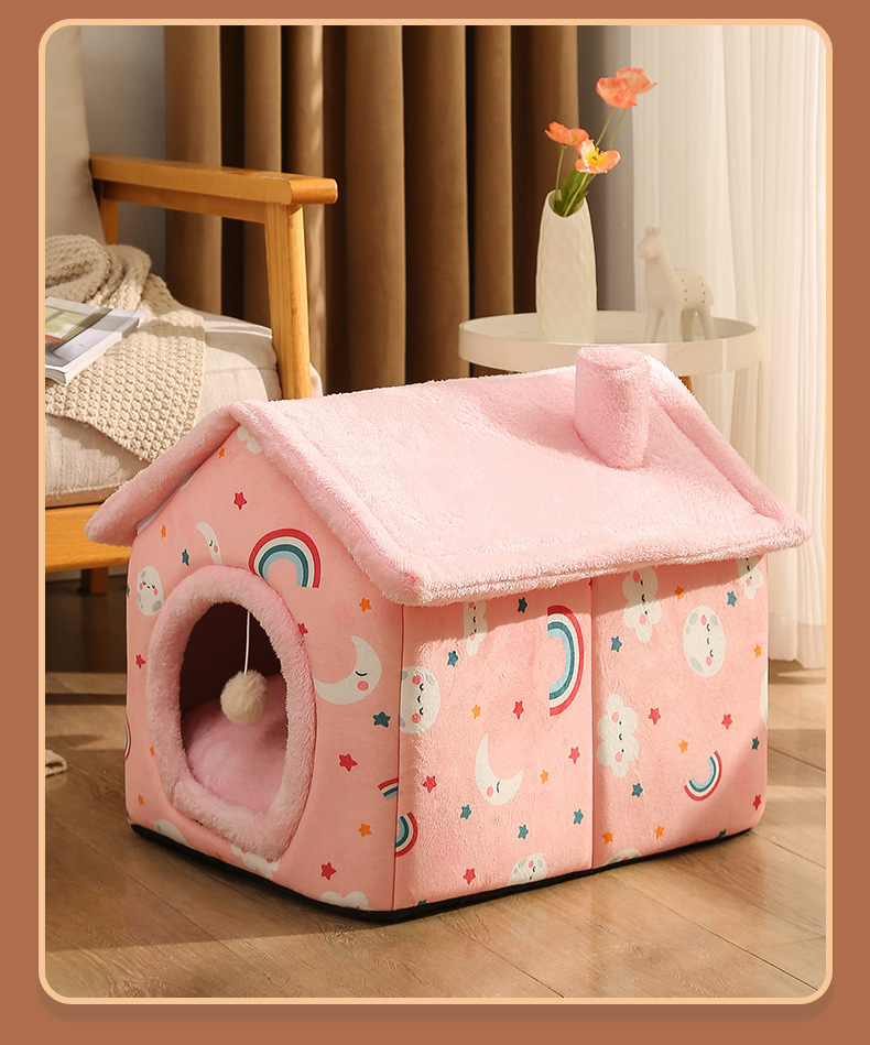 ペットハウス 犬ハウス 猫ハウス ペットベッド 猫ベッド 冬用 PET HOUSE 冬 秋 おしゃれ ふわふわ ドーム型 暖かい ベッド 洗える 折りたたみ 春 犬ベッド 