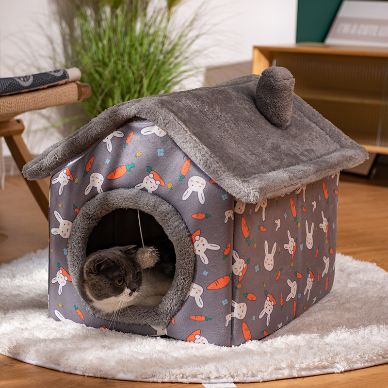ペットハウス 犬ハウス 猫ハウス ペットベッド 猫ベッド 冬用 PET HOUSE 冬 秋 おしゃれ ふわふわ ドーム型 暖かい ベッド 洗える 折りたたみ 春 犬ベッド 