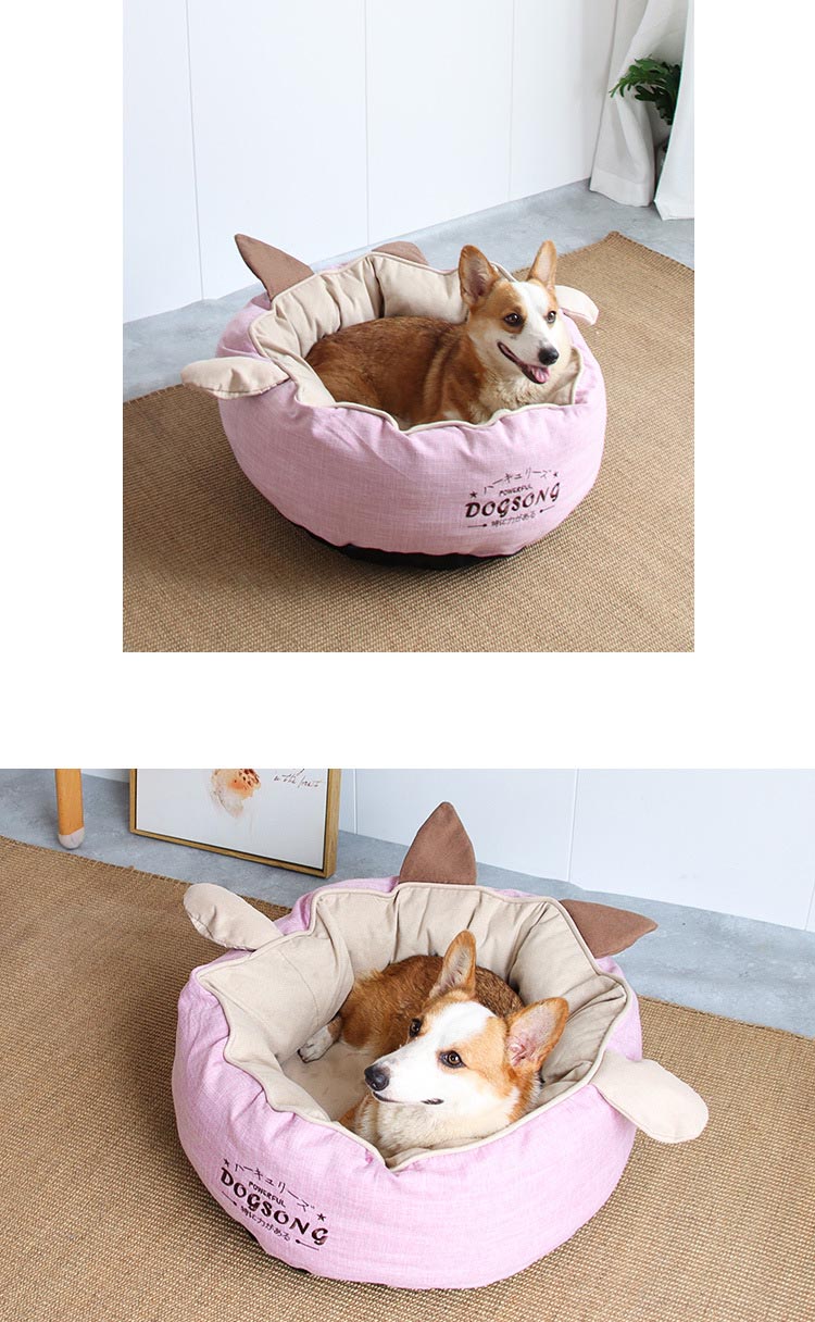 犬 ベッド 大型犬 ペットベッド ベット 春夏 洗える ハウス クッション 滑り止め 猫用 円形 猫ベッド 小型犬 ペット ふわふわ 中型犬 かわいい 室内 猫 おしゃれ