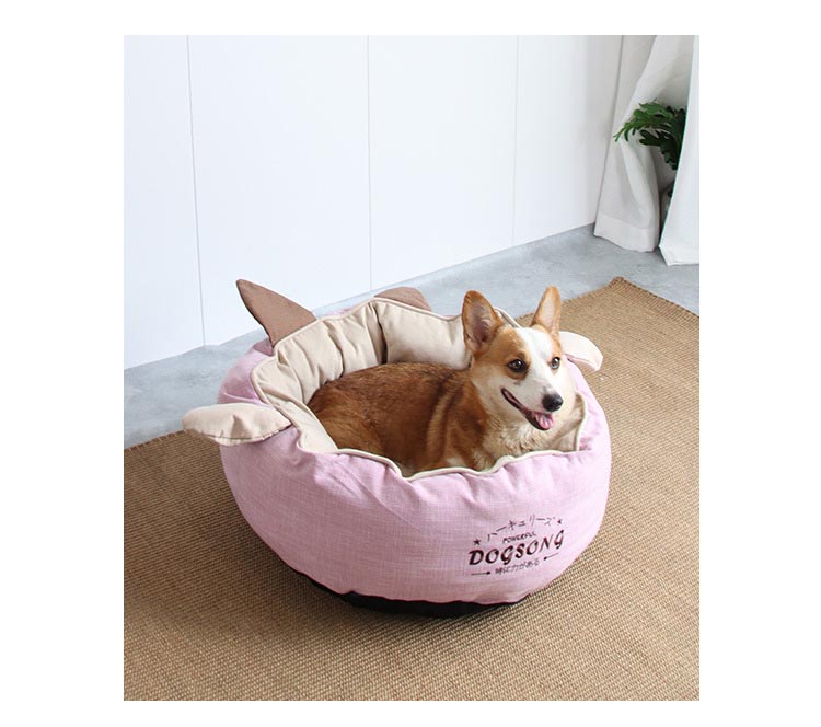 犬 ベッド 大型犬 ペットベッド ベット 春夏 洗える ハウス クッション 滑り止め 猫用 円形 猫ベッド 小型犬 ペット ふわふわ 中型犬 かわいい 室内 猫 おしゃれ