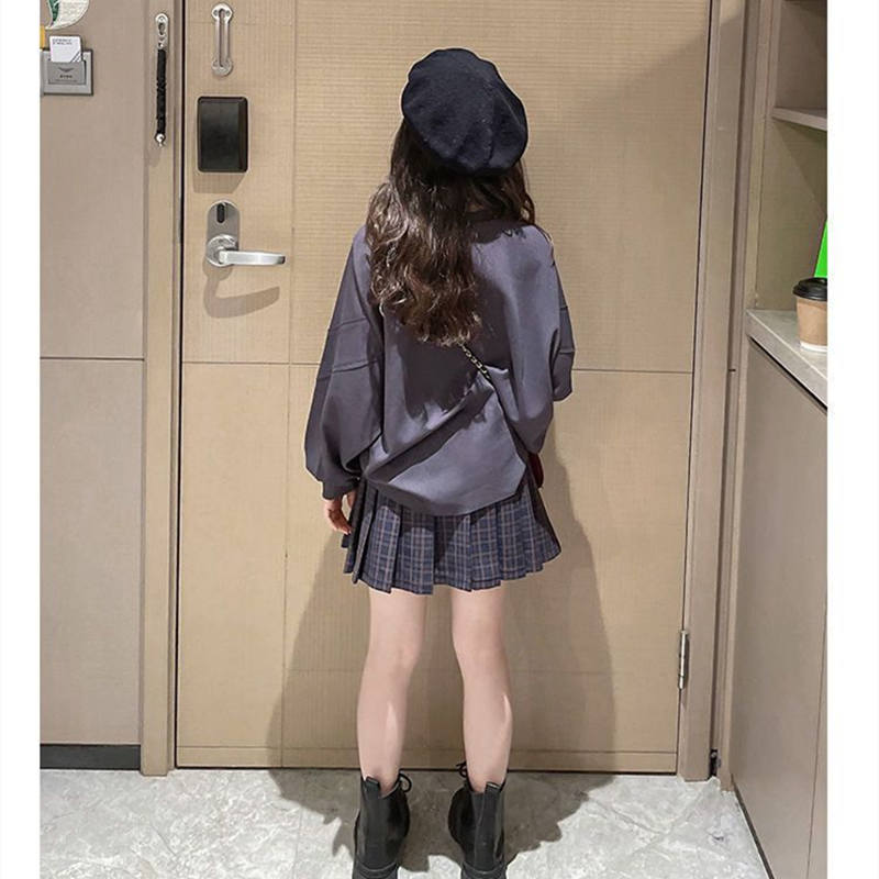 お取り寄せ商品 子供服 女の子 2点セット 上下セット 120 長袖 130 クールネック セットアップ プリーツスカート スカート 160 150 トップス 140 170 キッズ 