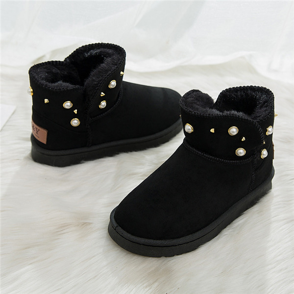 スノーブーツ ムートンブーツ キレイめ レディース ショートブーツ 冬靴 ファー 内ボア スエード 防寒 もこもこ モカシン ブーツ 裏起毛 