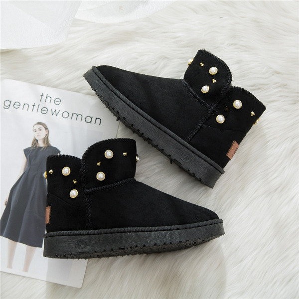 スノーブーツ ムートンブーツ キレイめ レディース ショートブーツ 冬靴 ファー 内ボア スエード 防寒 もこもこ モカシン ブーツ 裏起毛 