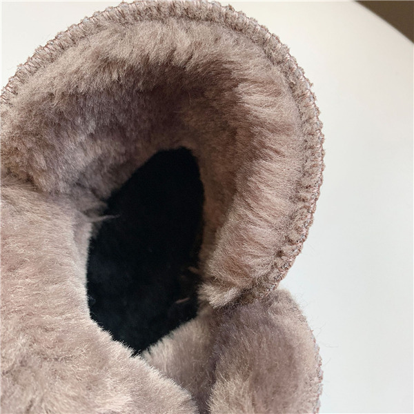 スノーブーツ ムートンブーツ キレイめ レディース ショートブーツ 冬靴 ファー 内ボア スエード 防寒 もこもこ モカシン ブーツ 裏起毛 