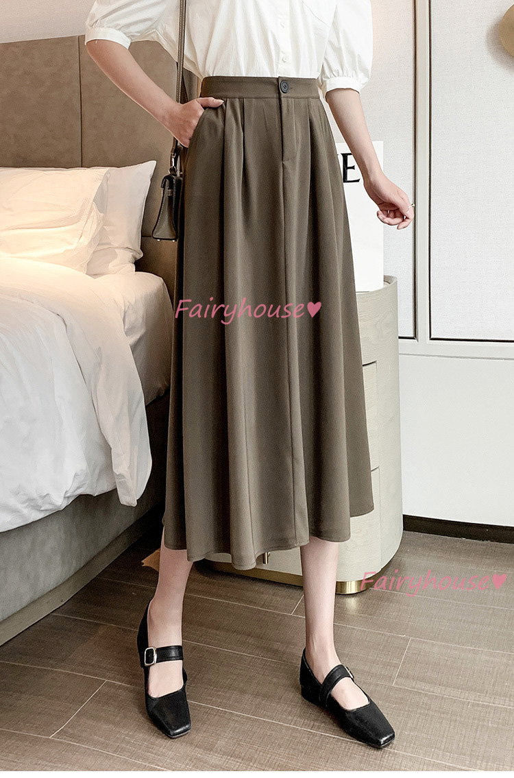 スカート マキシ丈 秋冬 Aラインスカート 黒フレアカート レディース ハイウェストボ大人 40代 50代 着痩せ オシャレ30代 ロング丈スカート 通勤OL 
