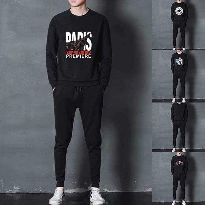 メンズ上下2点セットアップ 春秋 オーバーサイズ カジュアル 通気性 スポーツ 長ズボン カジュアル 長袖 ジャージ 