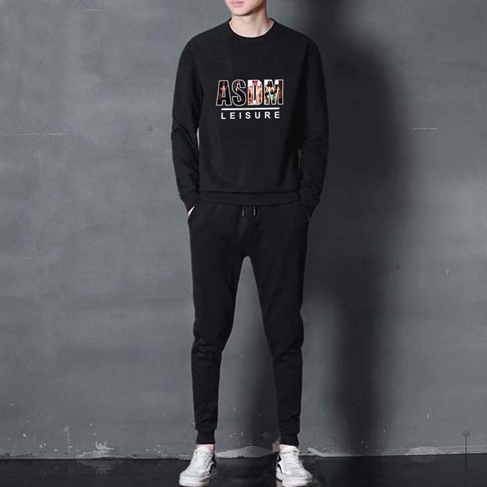 メンズ上下2点セットアップ 春秋 オーバーサイズ カジュアル 通気性 スポーツ 長ズボン カジュアル 長袖 ジャージ 