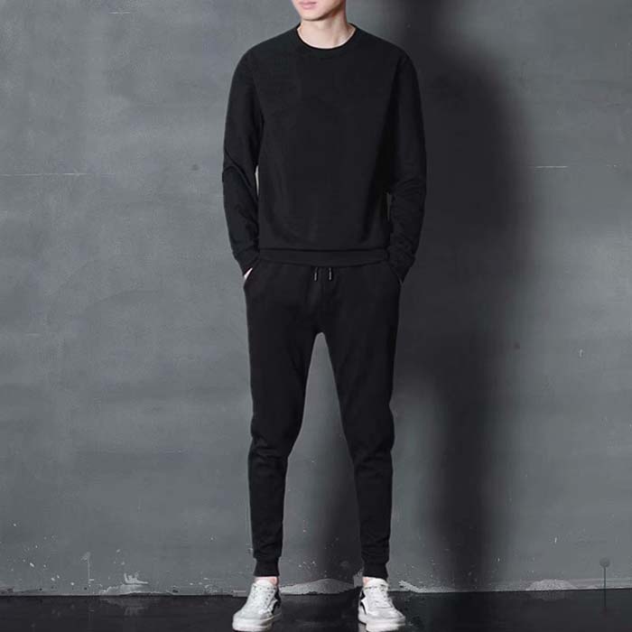 メンズ上下2点セットアップ 春秋 オーバーサイズ カジュアル 通気性 スポーツ 長ズボン カジュアル 長袖 ジャージ 