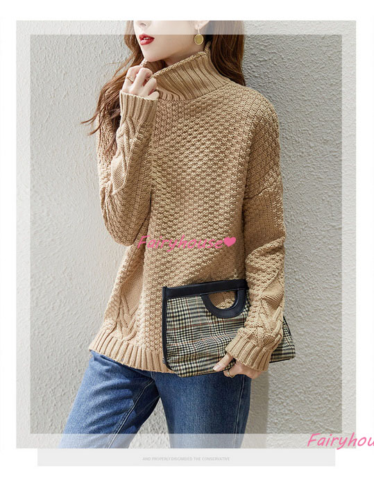 ニットトップス レディース 秋冬 40代 長袖セーター 無地ハイネック ショット丈ニットソー オシャレ韓国風 ゆったりプルオーバー 50代30代 大人ニットインナー 