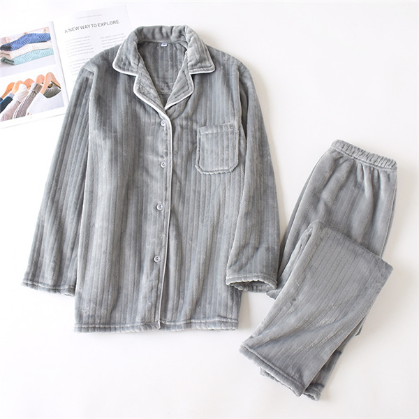 メンズ レディース 部屋着 パジャマ ルームウェア 上下セット 前開き ふわふわ ペアパジャマ もこもこ 冬 冬 秋 長袖 セットアップ 寝巻き 