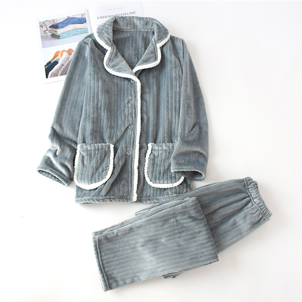 メンズ レディース 部屋着 パジャマ ルームウェア 上下セット 前開き ふわふわ ペアパジャマ もこもこ 冬 冬 秋 長袖 セットアップ 寝巻き 