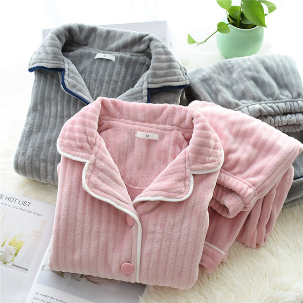 メンズ レディース 部屋着 パジャマ ルームウェア 上下セット 前開き ふわふわ ペアパジャマ もこもこ 冬 冬 秋 長袖 セットアップ 寝巻き 