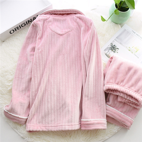 メンズ レディース 部屋着 パジャマ ルームウェア 上下セット 前開き ふわふわ ペアパジャマ もこもこ 冬 冬 秋 長袖 セットアップ 寝巻き 