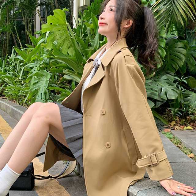 アウター コート トレンチコート ジャケット ミディアムジャケット マキシ ベルト 秋アウター ミディアム丈 冬 秋 上着 キレセク レディース 