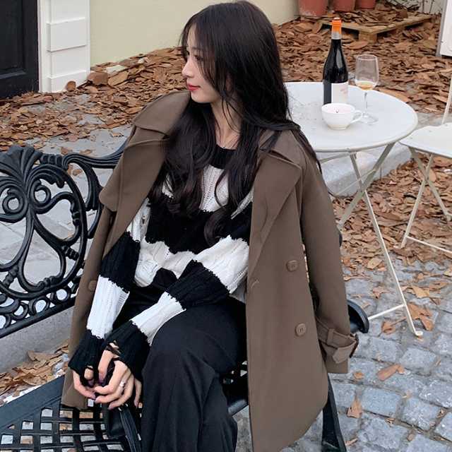 アウター コート トレンチコート ジャケット ミディアムジャケット マキシ ベルト 秋アウター ミディアム丈 冬 秋 上着 キレセク レディース 