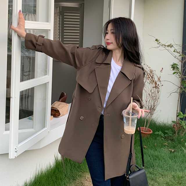 アウター コート トレンチコート ジャケット ミディアムジャケット マキシ ベルト 秋アウター ミディアム丈 冬 秋 上着 キレセク レディース 