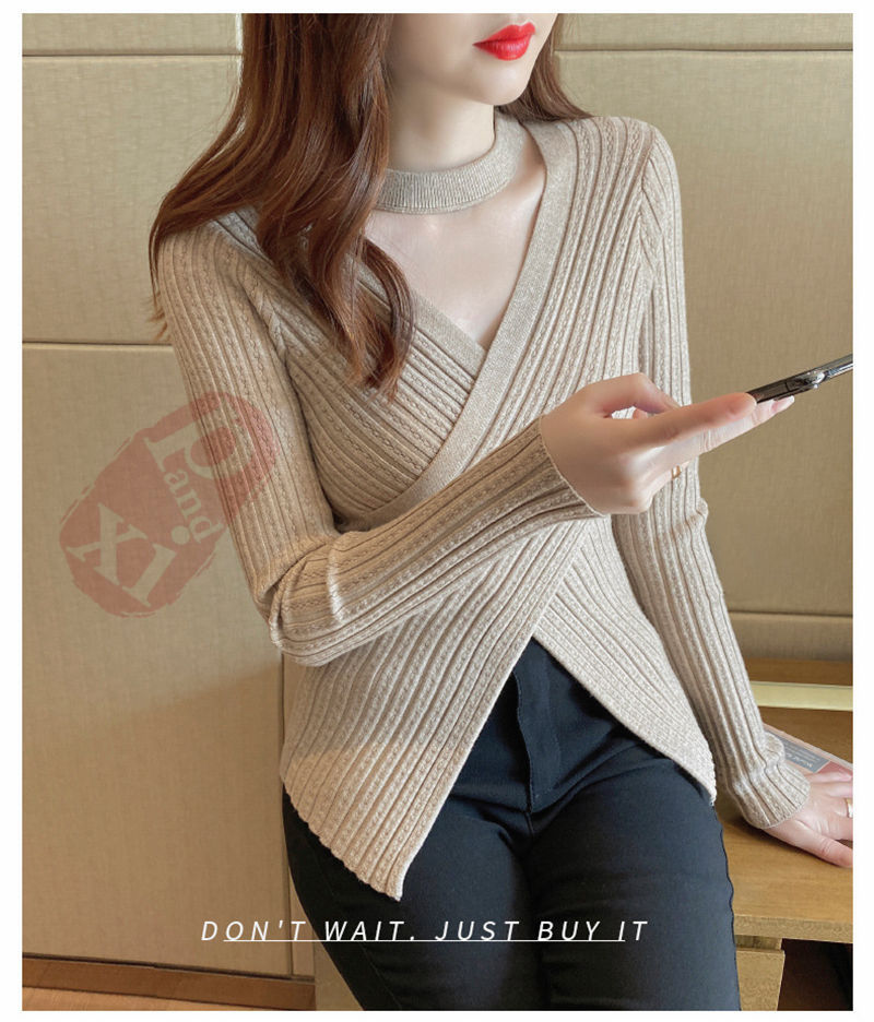 ニットセーター レディース 秋冬 40代 長袖 ニットトップス 送料無料 ゆったりプルオーバー セーター パフスリーブ 無地 ショット丈 厚手 おしゃれ 