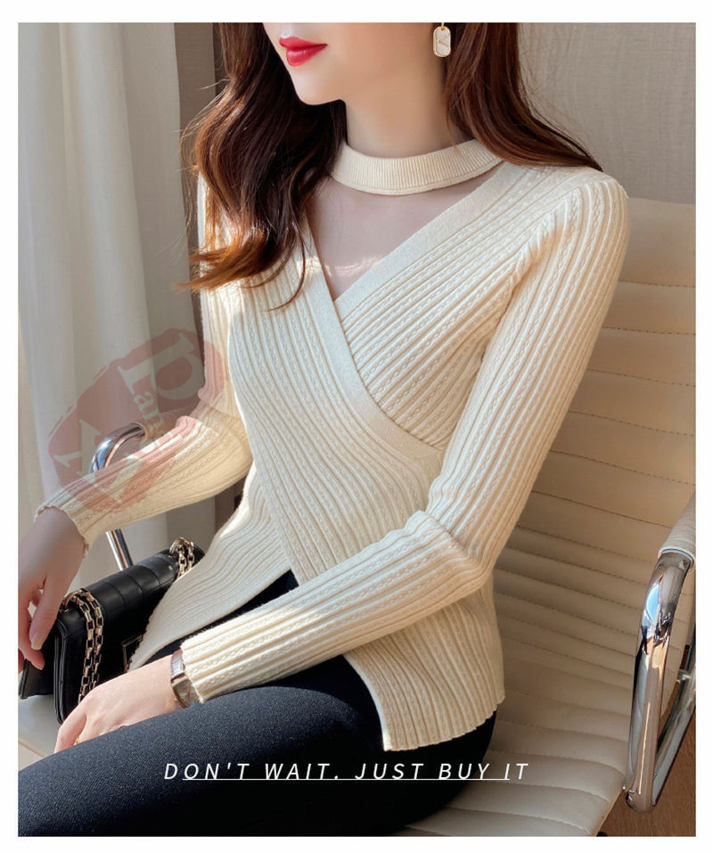 ニットセーター レディース 秋冬 40代 長袖 ニットトップス 送料無料 ゆったりプルオーバー セーター パフスリーブ 無地 ショット丈 厚手 おしゃれ 