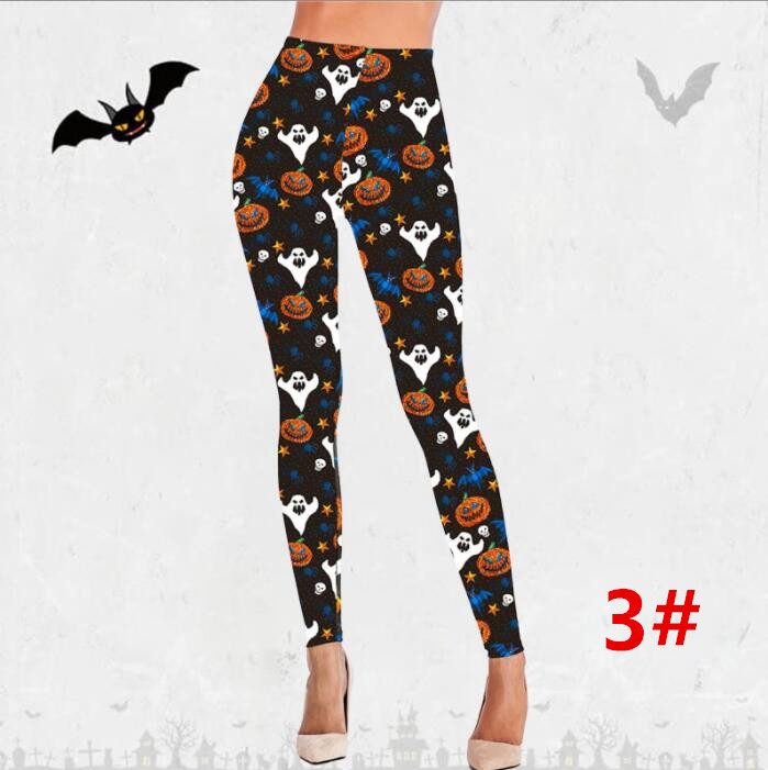 ハロウィンヨガパンツ ヒップアップ トレーニング フィットネス エアロビクス ズボン 美脚 ランニングウェア ダンス衣装 ズボン エアロビクスウェア 