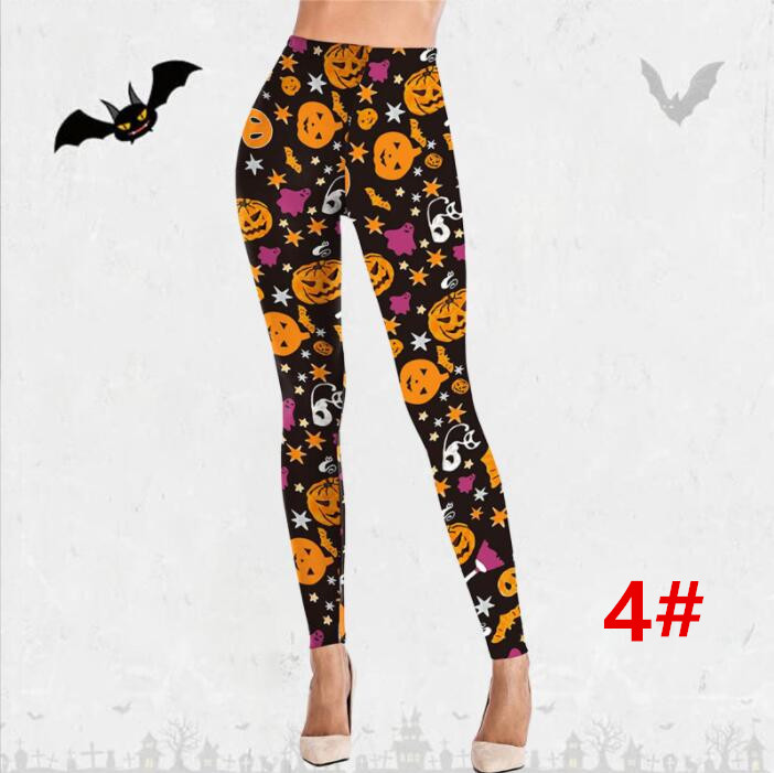 ハロウィンヨガパンツ ヒップアップ トレーニング フィットネス エアロビクス ズボン 美脚 ランニングウェア ダンス衣装 ズボン エアロビクスウェア 