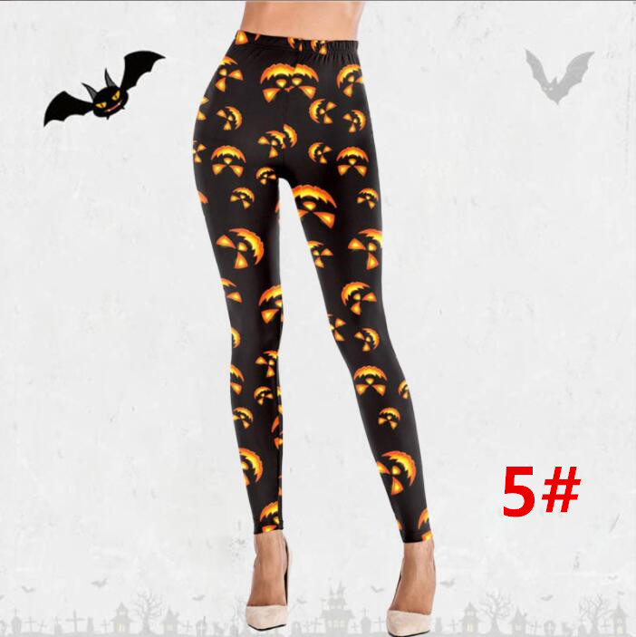 ハロウィンヨガパンツ ヒップアップ トレーニング フィットネス エアロビクス ズボン 美脚 ランニングウェア ダンス衣装 ズボン エアロビクスウェア 