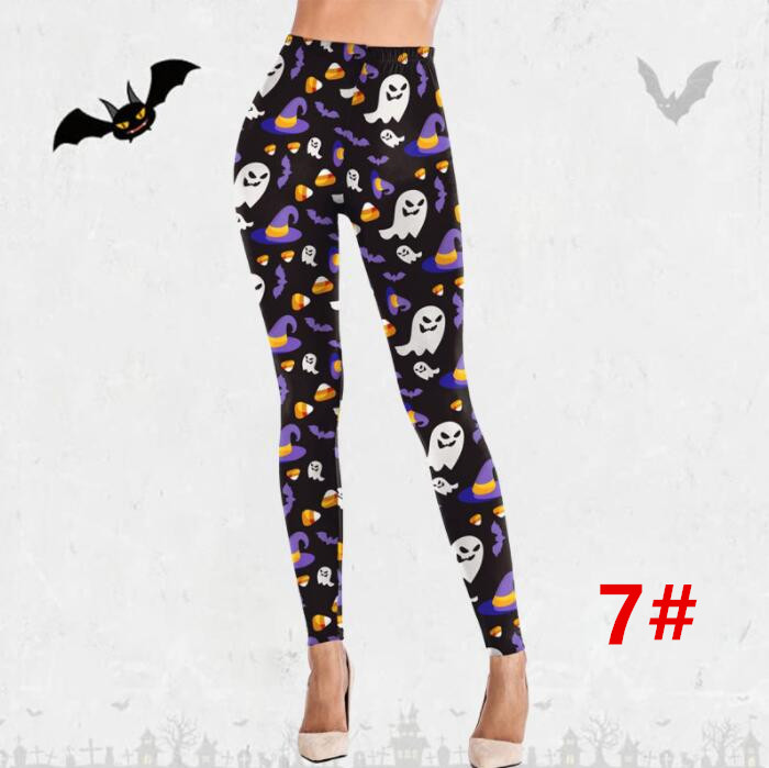 ハロウィンヨガパンツ ヒップアップ トレーニング フィットネス エアロビクス ズボン 美脚 ランニングウェア ダンス衣装 ズボン エアロビクスウェア 