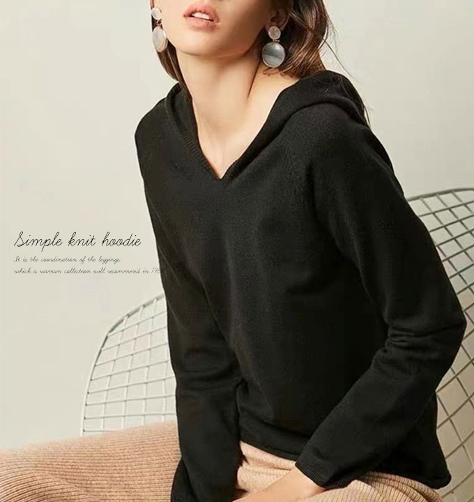 ニットレディース ニット Vネック 薄手 秋 。送料無料 ホワイト フリーサイズ グレー ブルー ベージュ ブラック 