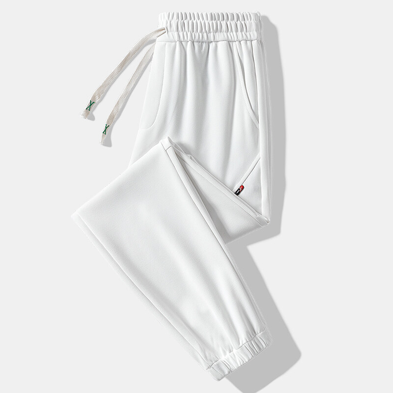 スウェットパンツ 裾ゴム 楽々 男女兼用 部屋着 スポーツウエア ジャージ ロングパンツ ユニセックス ボ ワッフル 無地 