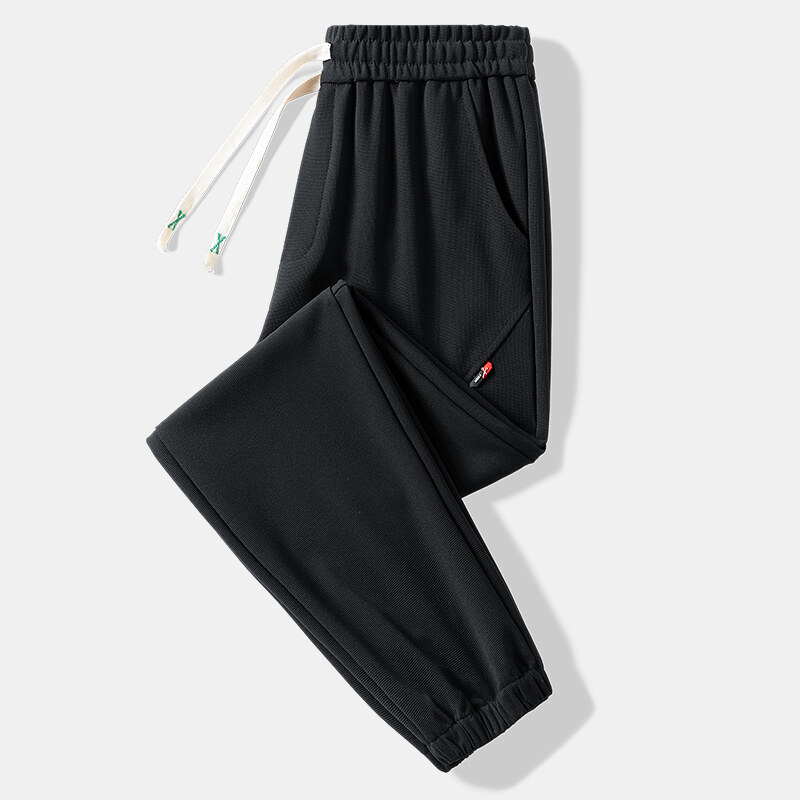 スウェットパンツ 裾ゴム 楽々 男女兼用 部屋着 スポーツウエア ジャージ ロングパンツ ユニセックス ボ ワッフル 無地 