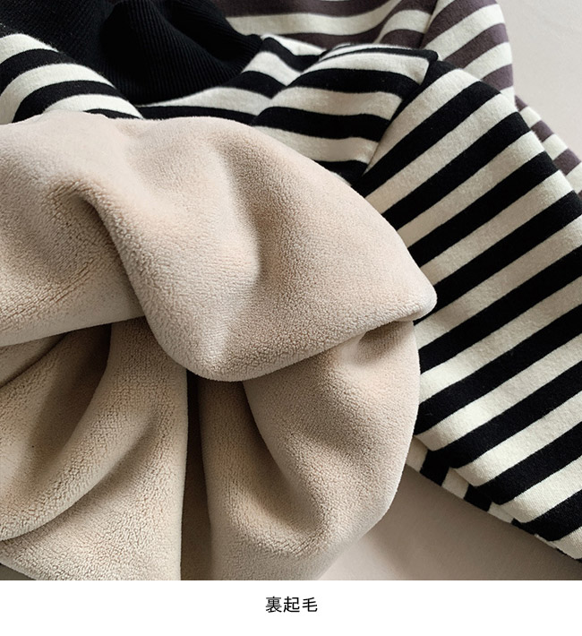 送料無料 スウエット キッズ トレーナー ストライプ柄 ハイネック 秋冬 防寒 シンプル 保温 暖かい 長袖 配色 裏起毛 厚手 柔らかい 