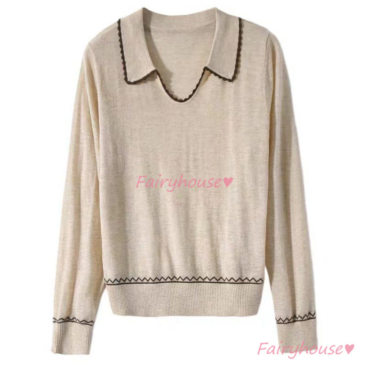 ニット セーター トップス レディース 秋冬 Vネック カジュアルニット ニットインナー 30代 着痩せ 通勤 長袖ニット オシャレ 40代 きれいめ 配色 