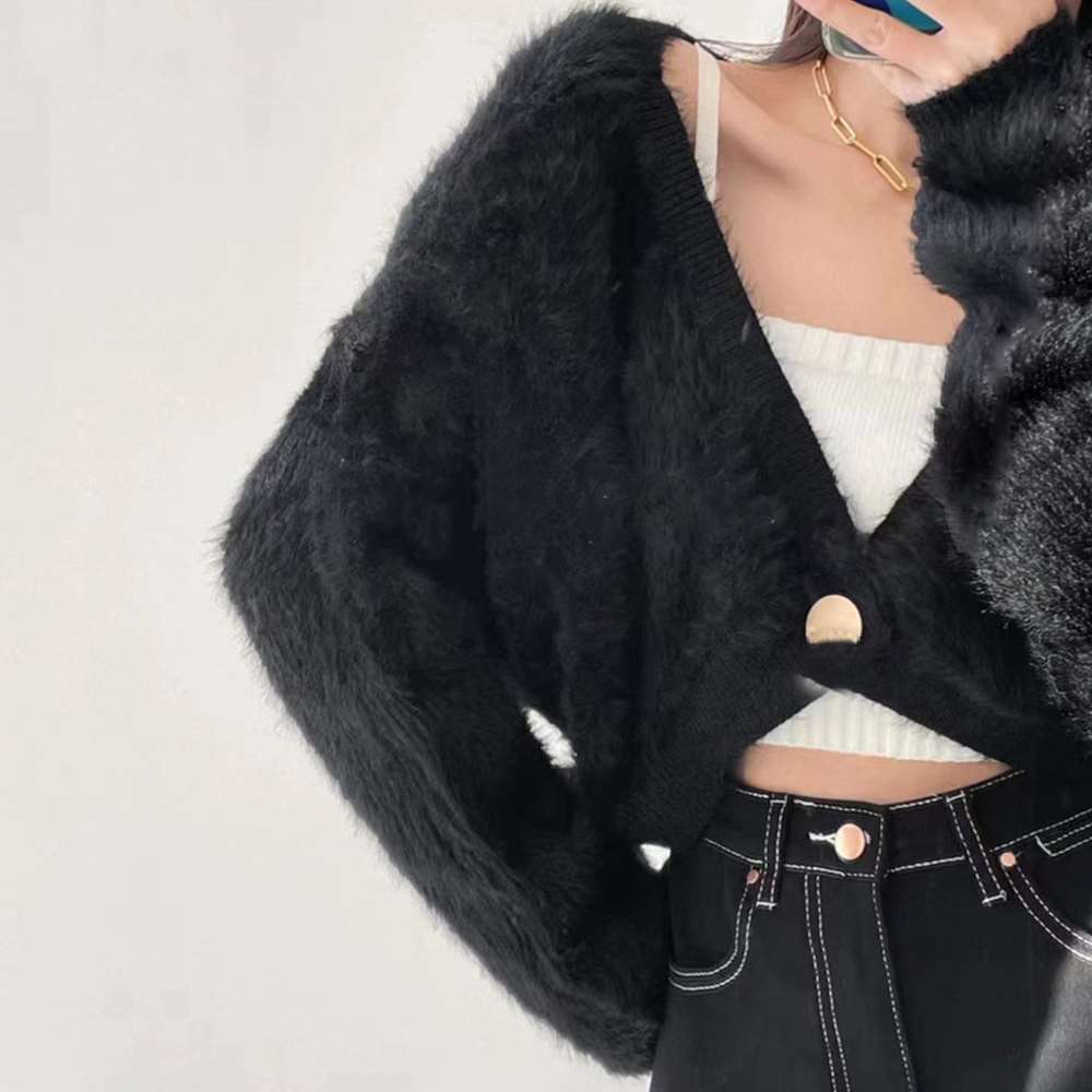 ファー コート フェイクファー ショート丈  