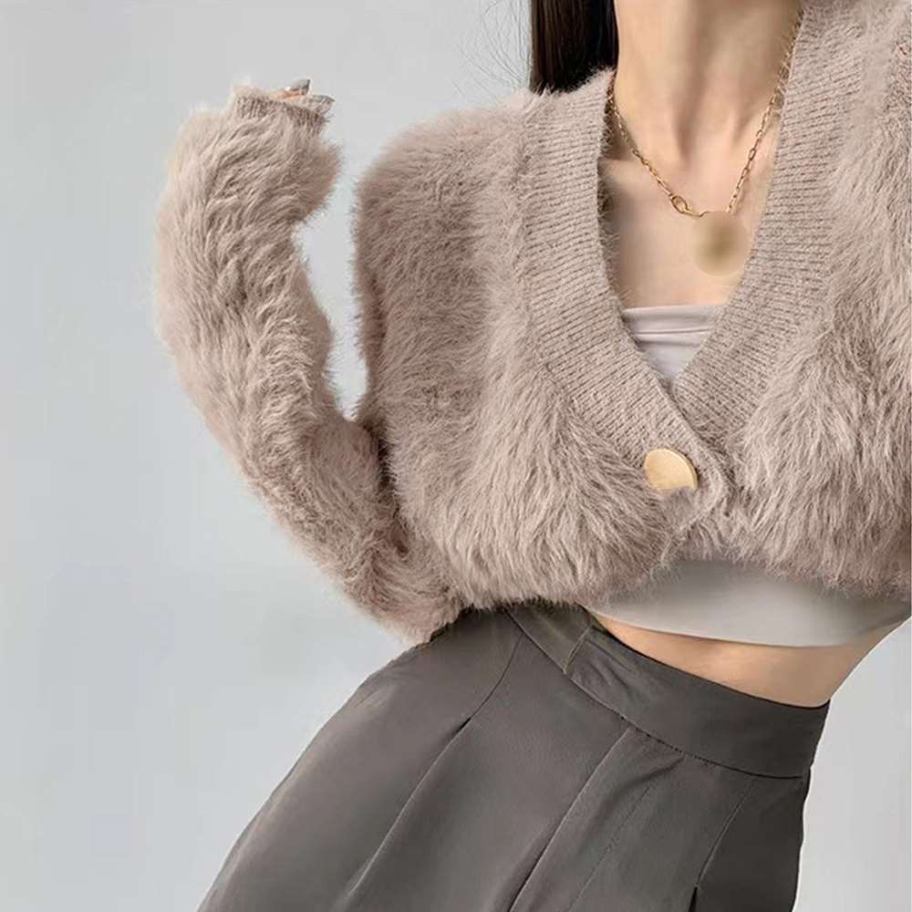 ファー コート フェイクファー ショート丈  